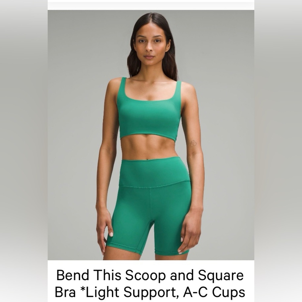 lululemon athletica Teal Sports Bra - Light Support